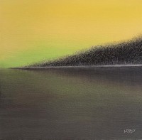 Irtiza Kazmi, 16 x 16 inches, Acrylics on Canvas, Landscape Painting, AC-IRTK-039